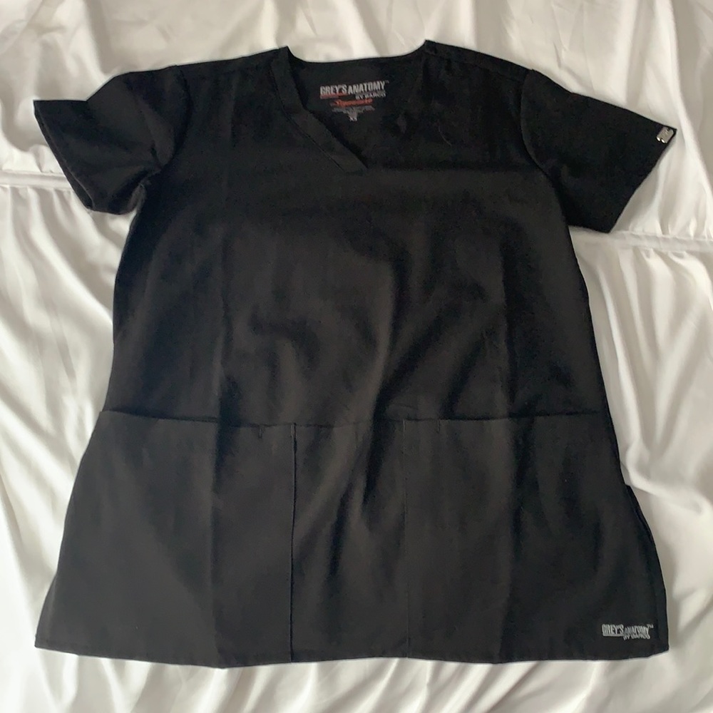 Black grey’s anatomy scrub top